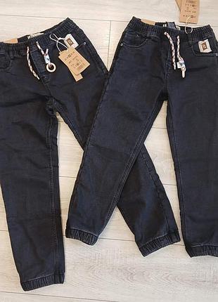 Джинсы джоггеры тели на флисе dola elvin 128-164 джинсы теплые на флисе