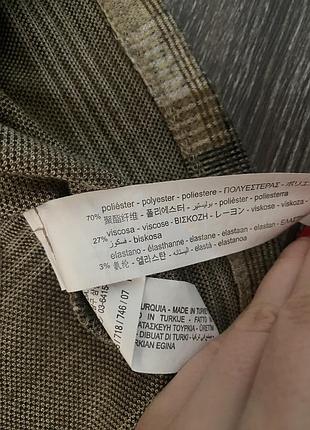 Тепла сукня zara клітинку 6