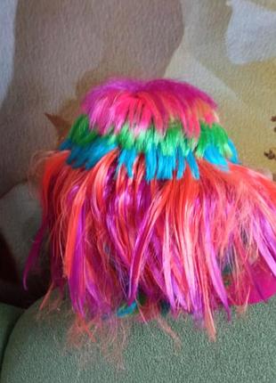 Карнавальный парик девочке 4