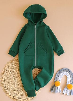 Теплий дитячий ромпер на н