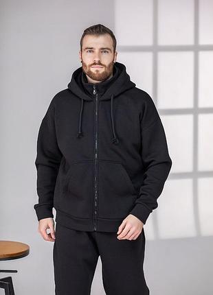 Теплий костюм чоловічий/чорний спортивний костюм чоловічий/синій костюм чоловічий