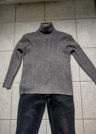 Свитер женский теплый 35% хлопок