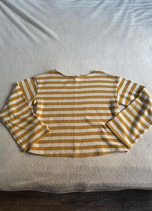 Светр/кофтинка, тільняшка h&m, розмір м