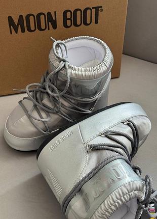 Moon boot silver🔝 3