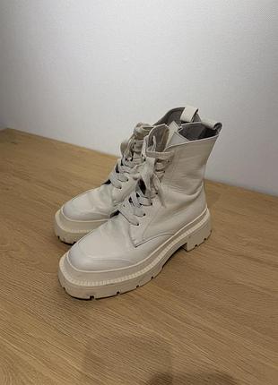 Челсі шкіра, черевики на шнурівці