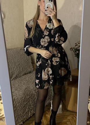 Сукня квіткова жіноча нарядна