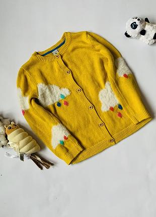 ☁️милейша кофтинка з хмарками tu дівчинкі 3–4 роки