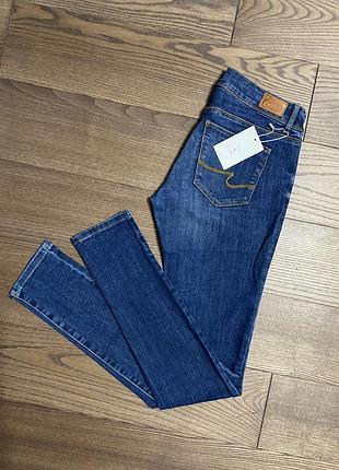 Джинсы скини colin’s темно-синие р.s