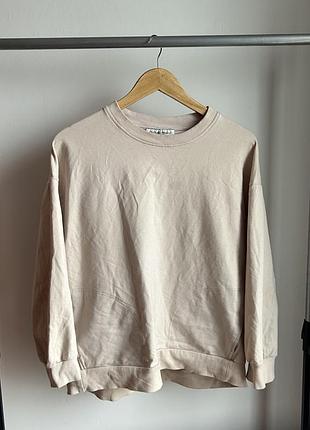 Світшот оверсайз жіночий бежевий