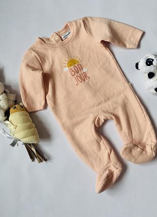 🍬💕новий теплий человечек vertbaudet, 0–3 міс