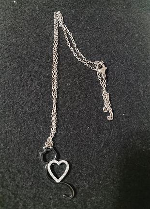 Цепочка с кулоном кот