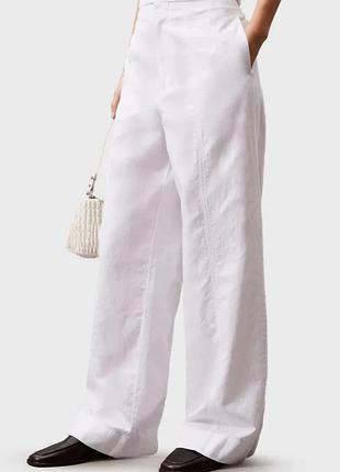 Белые брюки палаццо р с-м