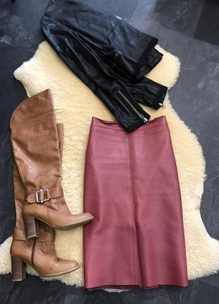 Шкіряна  спідниця  calvin klein