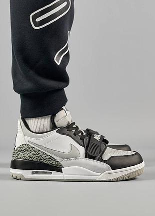 Nike air jordan legacy 312 low m white black grey