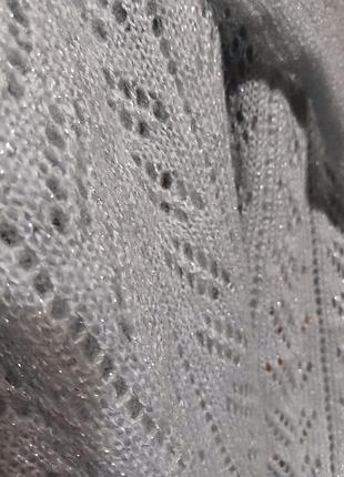 Отличный ажурный длиный шарф