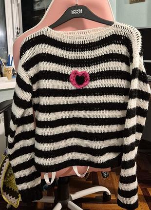 Свитер вязаный в стиле лолита аниме