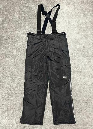 Утепленные брюки с подтяжками reserved на мальчика 158 cм