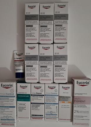 Набор eucerin hyaluron-filler epigenetic serum эпигенетическая антивозрастная сыворотка для лица