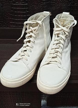 Кожаные зимние ботинки gucci