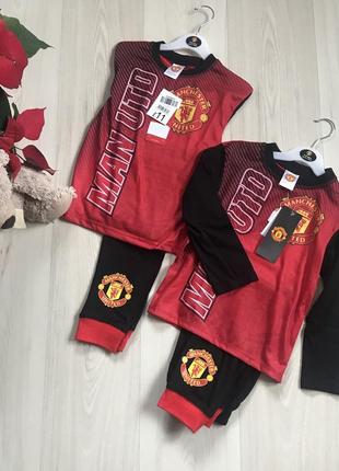 Новые пижамы manchester united на мальчиков 4-5 и 5-6 лет