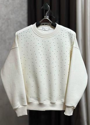 Світшот зі стразами для дівчаток