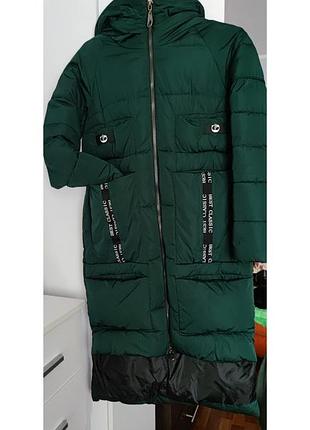 Асимметричная зимняя куртка в стиле спорт шик🌲🌨️☔