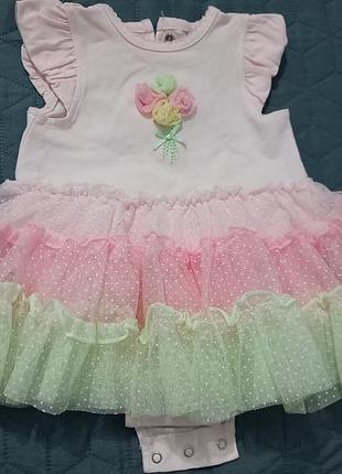 Нарядные платья на девочку 3-6 месяцев