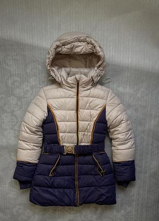 Куртка пуховик дівчинка 👧 132 см
