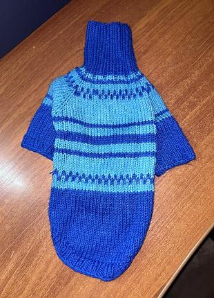 Свитерок вязанный для собачки