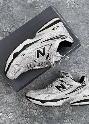 Стильні кросівки new balance 1064 light grey gortex+термо