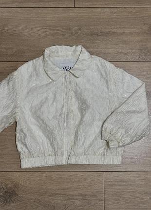 Куртка-жакет для дівчинки zara