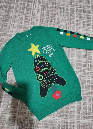Новорічна кофтина зірочка блимає