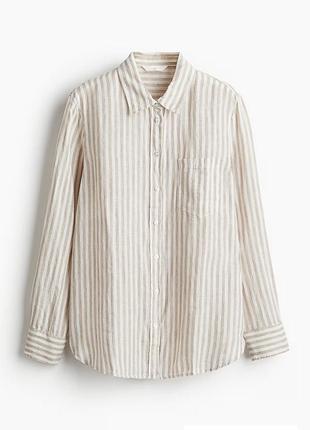 Льняна сорочка h&m преміум лінійка розмір с