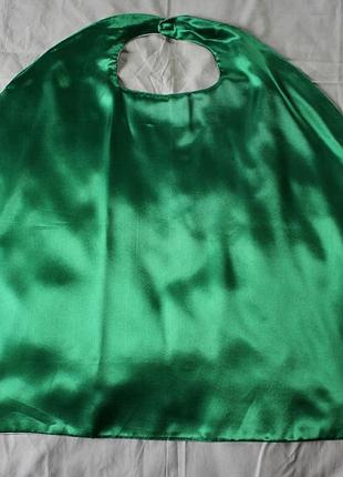 Карнавальный зеленый плащ,накидка