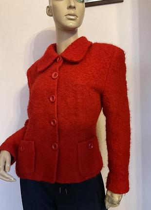 Италиский теплый жакет / l / brend dine шерсть 60%