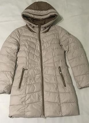 Жіноче зимове пальто m 44 meajiateer молочний