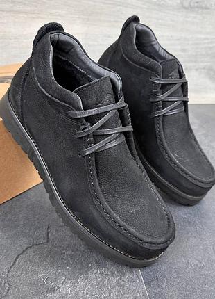 Зимові черевики натуральний нубук