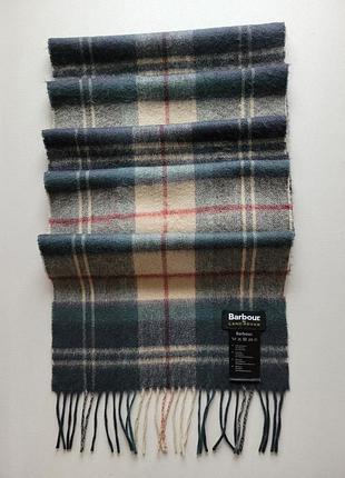 Barbour for land rover шарф вовна кашемір