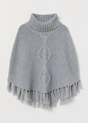 Пончо  h&m на 2-4 рр
