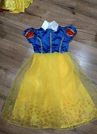 Карнавальное платье белоснежка на рост 110