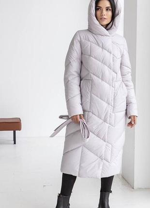 Зимове жіноче пальто біо пух