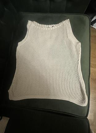 Вʼязана трикотажна майка 4x4