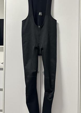Велокомбинезон с памперсом kls и термокофта утепленная primark черного цвета размер xl