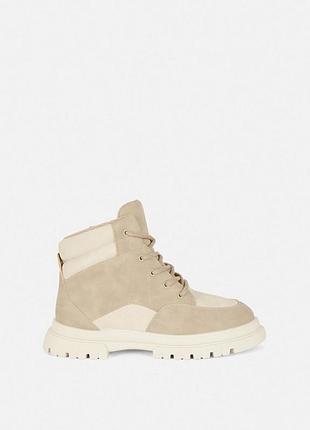 🩷 бежевые демисезонные ботинки для девочки | primark