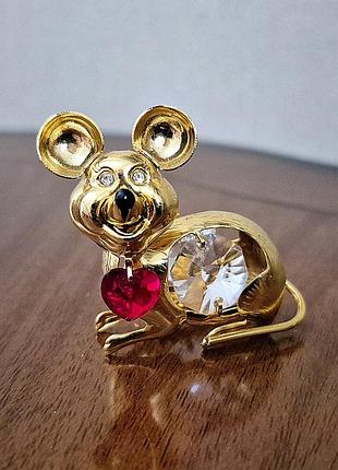 Статуэтка сваровские мышь swarovski