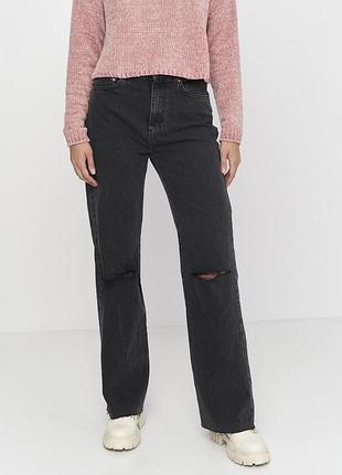 Джинси stradivarius 34рр з вау ефектом