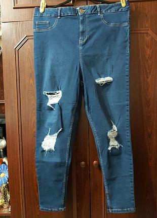 Джинси жіночі скіні великого розміру