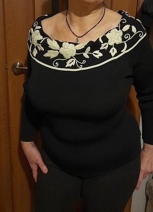 Нарядная женская блуза кофта l