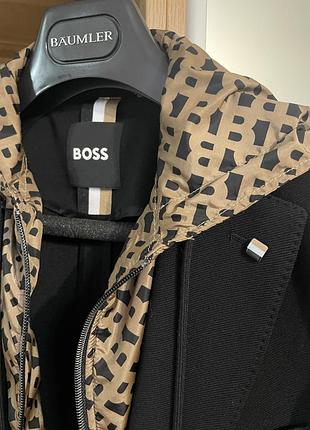 Стильний чорний жакет boss стиль «спорт шік» з коміром(відстебаеться) р.м(l) 4
