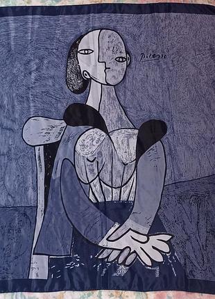 Французский шелковый платок picasso
